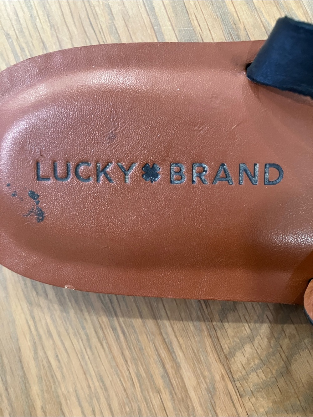 Lucky Brand Women's Black Strappy Flat Sandals - Picture 8 of 9